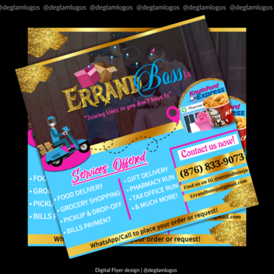 Digital flyer (PriceList, Menu &amp; Banner, Letterhead) design
