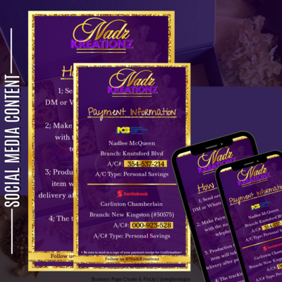 Social Media Content Creation design