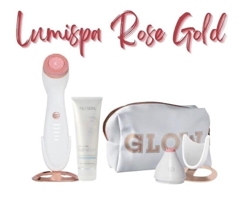 Rose Gold with Eye Attachment/Stand | cleanser (bag not included)