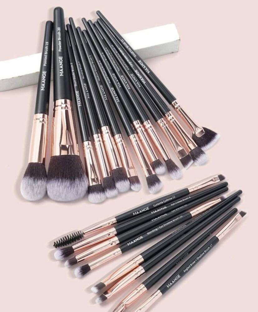 Set de brochas para maquillaje-20 piezas