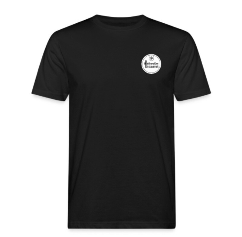 Bio T-Shirt, schwarz, Logo Greifswalder Brauerei, Gr. L Bio T-Shirt, schwarz, Logo Greifswalder Brauerei, Gr. L
