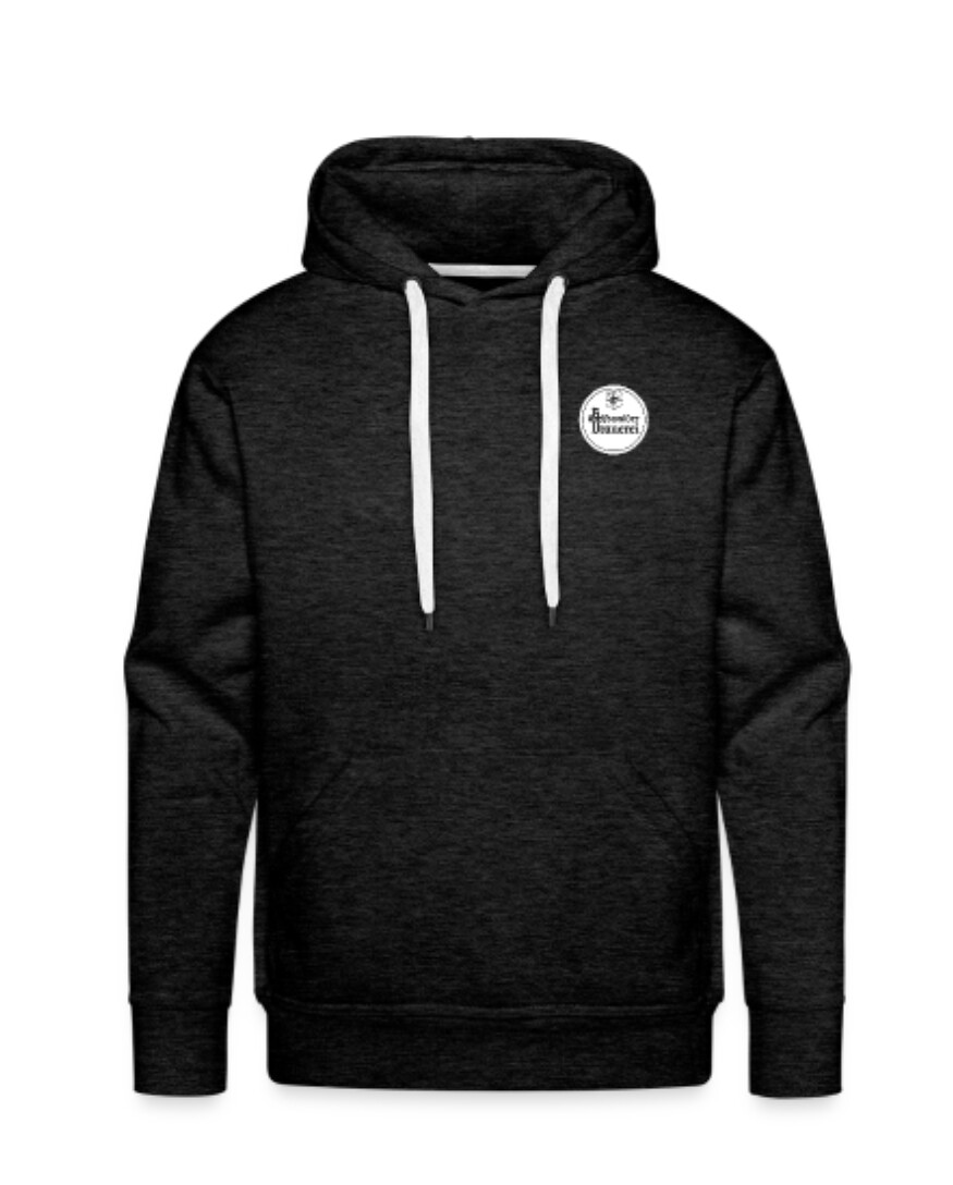 Hoodie, anthrazit, Logo Greifswalder Brauerei, Gr. L