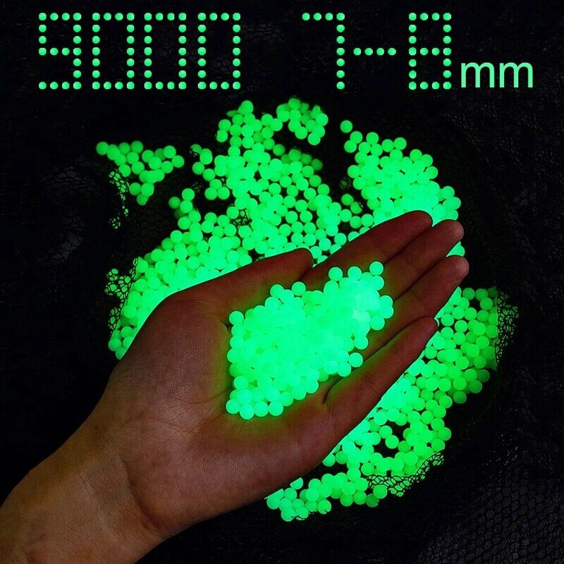 3000-9000Pcs Bullets Glow In Dark