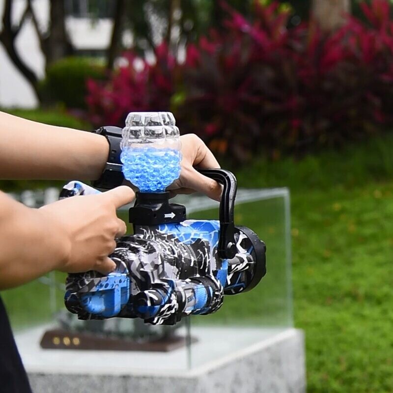 Gatling Electric Gel Blaster Gun Toys Splatter Ball Beads Bullets Water Gun CS Fighting Outdoor Game Airsoft Toys Fro Kids Gift