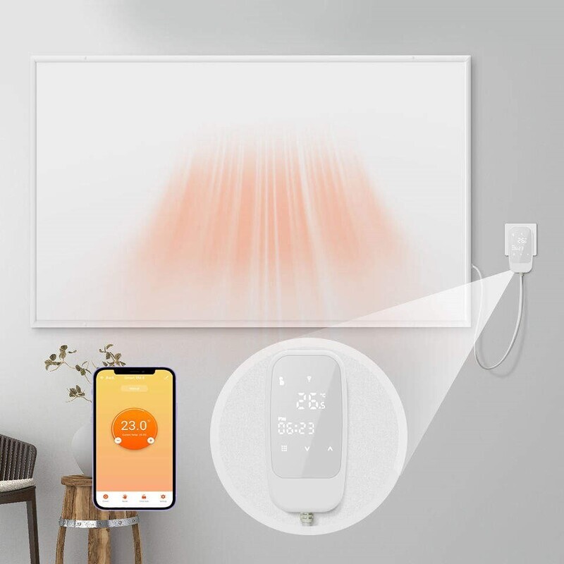 CarbonCrystal Infrarotheizung mit Thermostat