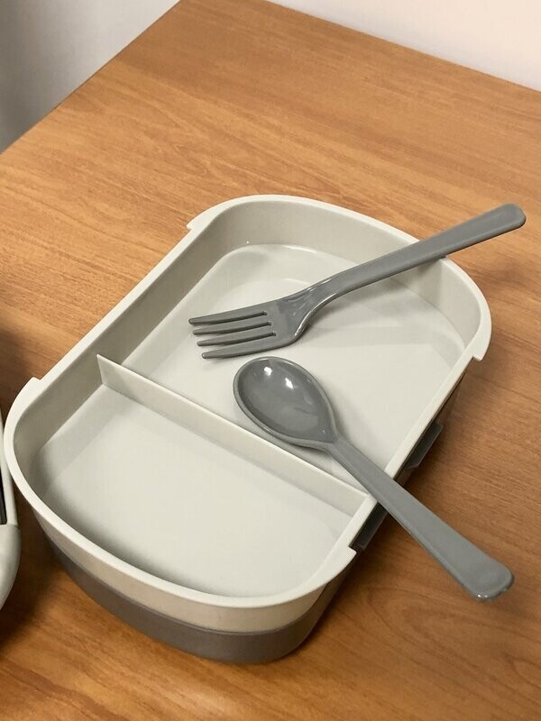Lunch box grise