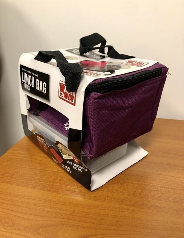 Lunch bag 3 pièces Violet