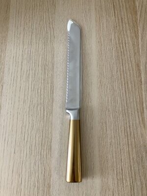 Couteau à pain doré