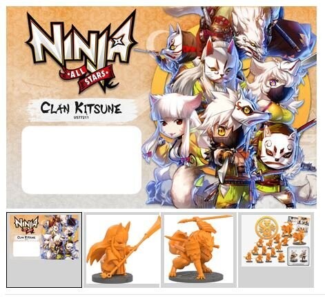 Ninja All-Stars: Clan Kitsune • Erweiterung DEUTSCHE VERSION : ACHTUNG: Zum Spielen wird das Grundspiel benötigt