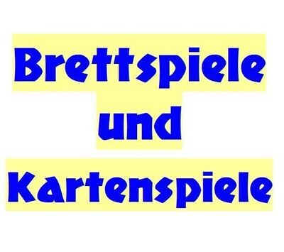Brettspiele und Kartenspiele