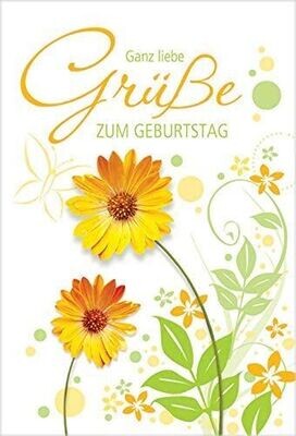 Glückwunschkarte Grüße - Geburtstag - Grußkarten - hochwertig Glückwunschkarte mit Umschlag - Home Fashion Glückwunschkarte Grüße - Geburtstag - Grußkarten - hochwertig Glückwunschkarte mit Umschlag - Home Fashion