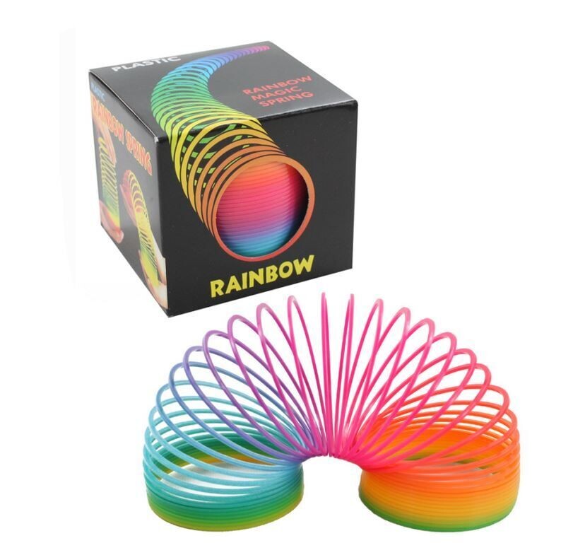 Spirale Regenbogenspirale ca 7,5x6,5cm  - Springspirale in bunten Farben - ideal zum Mitgebsel
