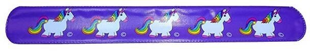 Einhorn Armband - Schnapparmbänder 1 Stück - ​Klatscharmband    ca. 22X3 cm- Regenbogen als  Mitgebsel - Kindergeburtstag  - Einhorn Party, , LG Design