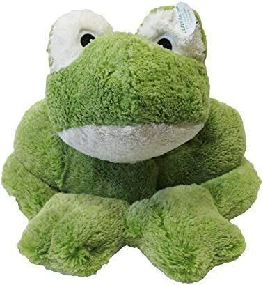 LILALU  Frosch Plüsch ca. 40 cm lang aus  weiches Material - mit gestickten Augen - Plüschtier -Kuscheltier -Stofftier