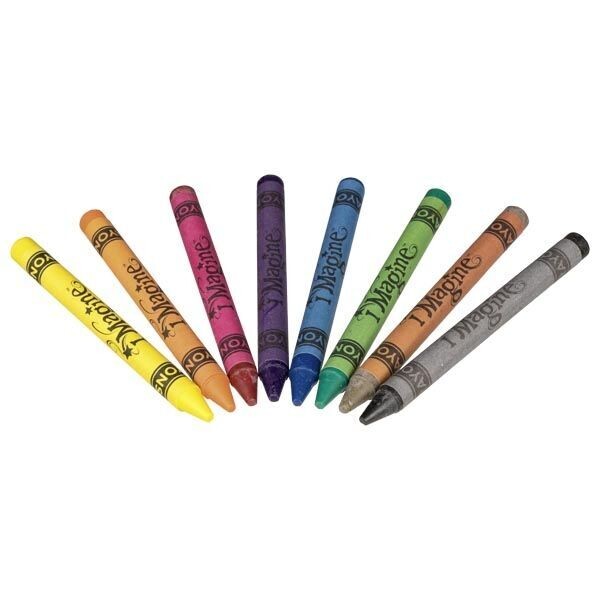 Textilmalstifte 8er Set  - Bemalung von Stoffbeutel , Federtaschen, Rucksäcken und T-shirts