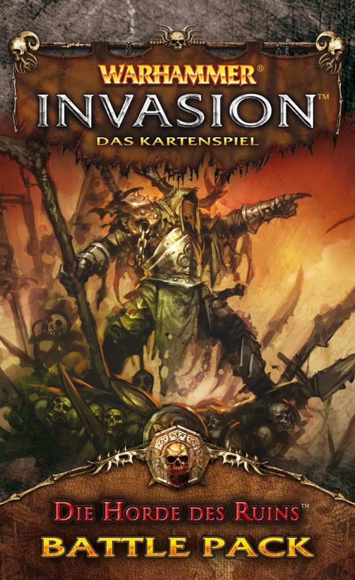 Warhammer Invasion: Die Horde des Ruins, Battle Pack, Kartenspiel - ACHTUNG: Zum Spielen wird das Grundspiel benötigt!