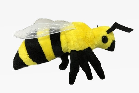 Plüsch Biene,  Wespen ca. 22 cm-Tierliche Geschenke Kuscheltier Plüschtier - Stofftier