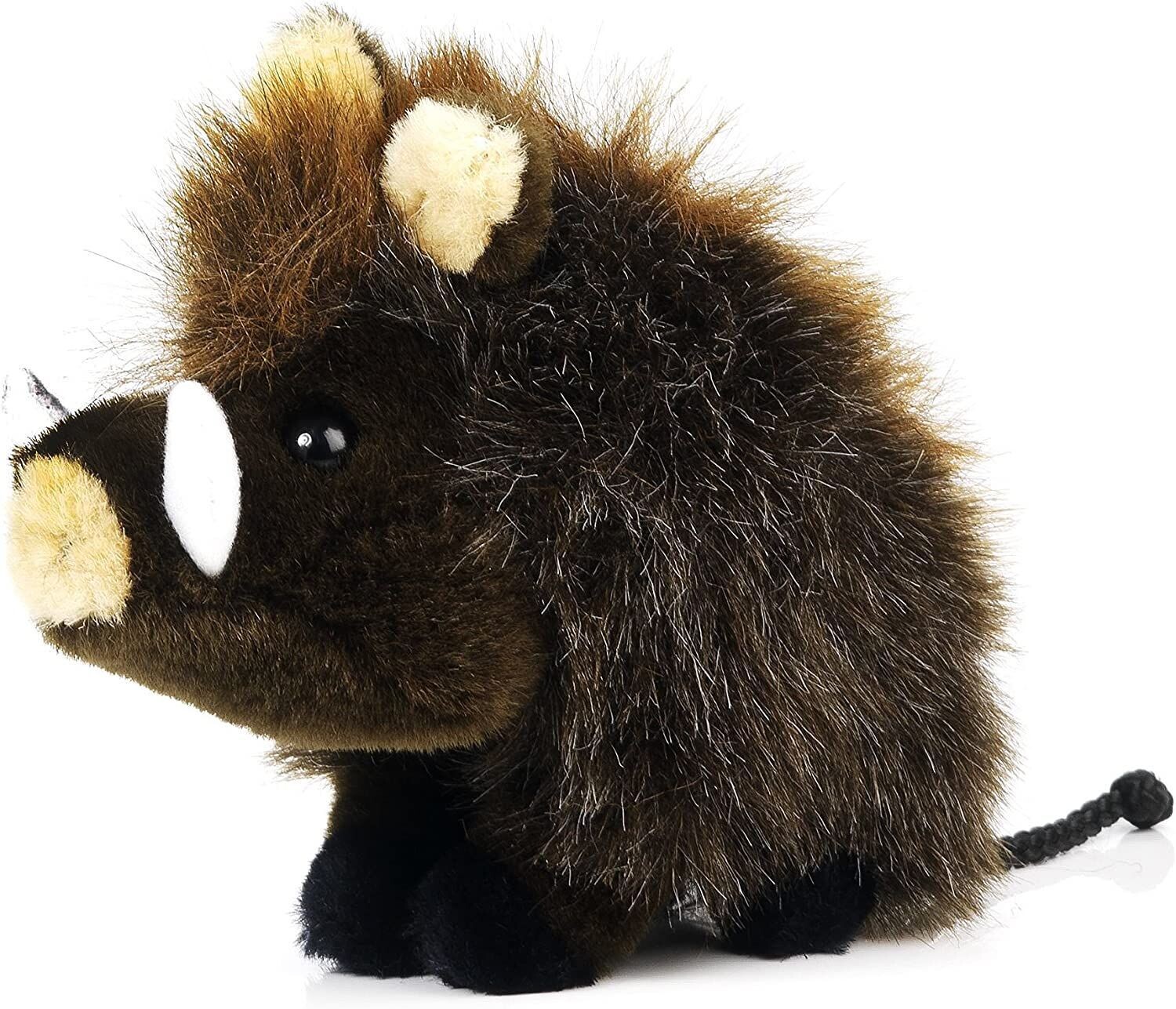 Wildschwein Plüsch ca. 17x9x12cm , Plüschtier Schwein, Schmusetier Wildtier. Plüschschwein, 1 Stück