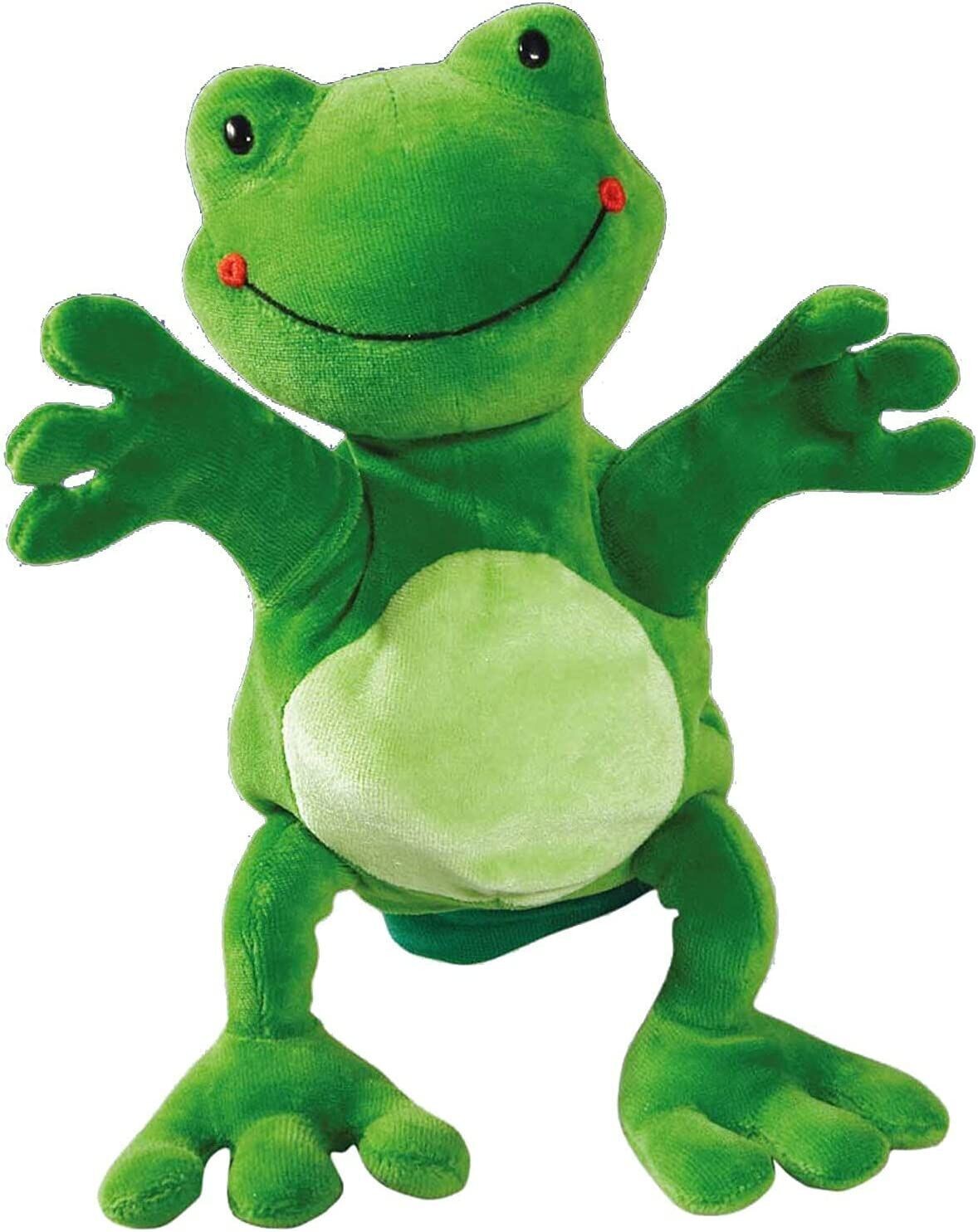 Beleduc Handschuhpuppe Frosch ca. 28 x 10 x 6 cm- Lernspielwaren Handpuppe - Stofftier Fröschlein