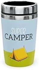 Super Camper Becher  ca  240 ml -  La Vida Zeit für Dich - Thermobecher to go - Spülmaschinenfest