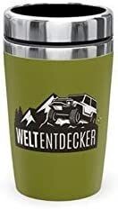 Weltentdecker Becher ca. 240 ml - La Vida Zeit für Dich - Thermobecher to go - Spülmaschinenfest Weltentdecker Becher ca. 240 ml - La Vida Zeit für Dich - Thermobecher to go - Spülmaschinenfest