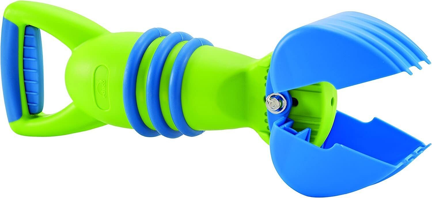 Hape E4008 - Greifer -Schnee und  Sandspielzeug , grün ca. 38cm - Handgreifer  - Grabber - Pickup-Werkzeug