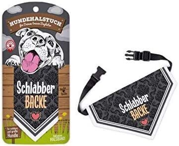Hundehalstuch - verstellbar  Halztuch ca.  24 x 16 cm - Tierische Geschenke