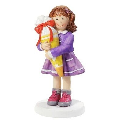 Hobbyfun Einschulung - Tischdeko Mädchen mit Schultüte Dekofigur ca. 8,5 cm - Tortenfigur/Tortendeko- Aufsteller Partydeko Schulkind Deko Figur Hobbyfun Einschulung - Tischdeko Mädchen mit Schultüte Dekofigur ca. 8,5 cm - Tortenfigur/Tortendeko- Aufsteller Partydeko Schulkind Deko Figur