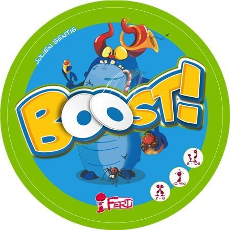 Boost!, ein Spiel für 2 bis 8 Spieler im Alter ab 6 Jahren - Spiel - Spielkarten . Deutsch Sprache - Ferti HE784