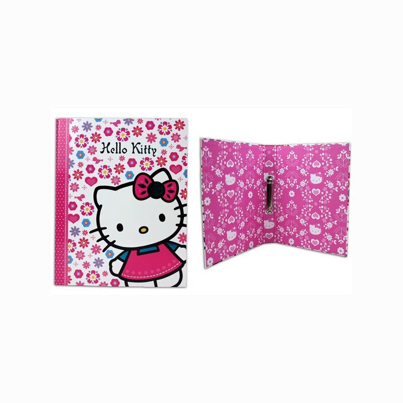 Ordner A4 - Hello Kitty Ringbuch -  Grosse ca. : 32,79 x 25,3 x 4,5 cm; , 1 Stück