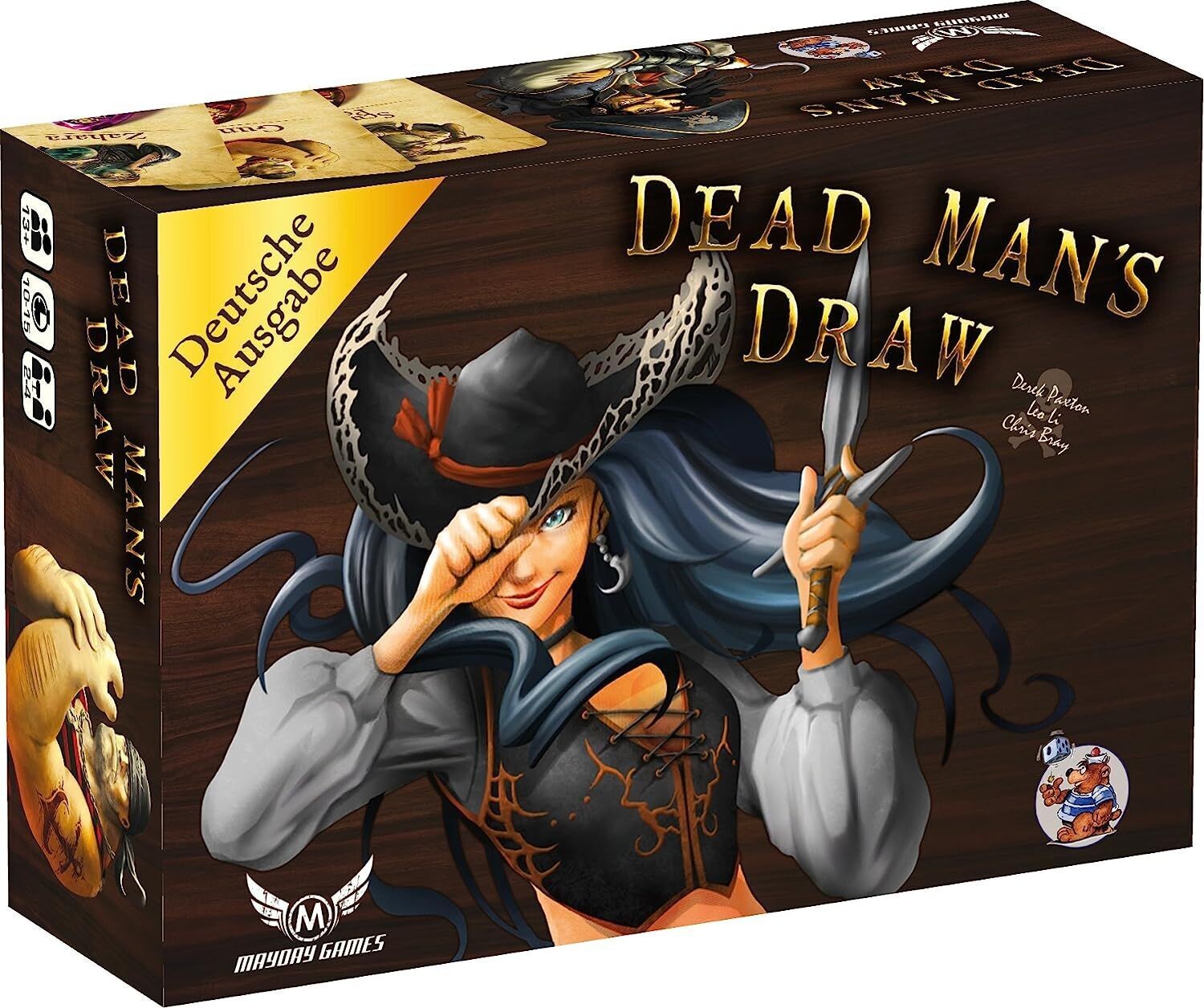 Dead Man's Draw Spiel , Kartenspiel - Deutsch Sprache Heidelberger Familienspiel , 1 Stück