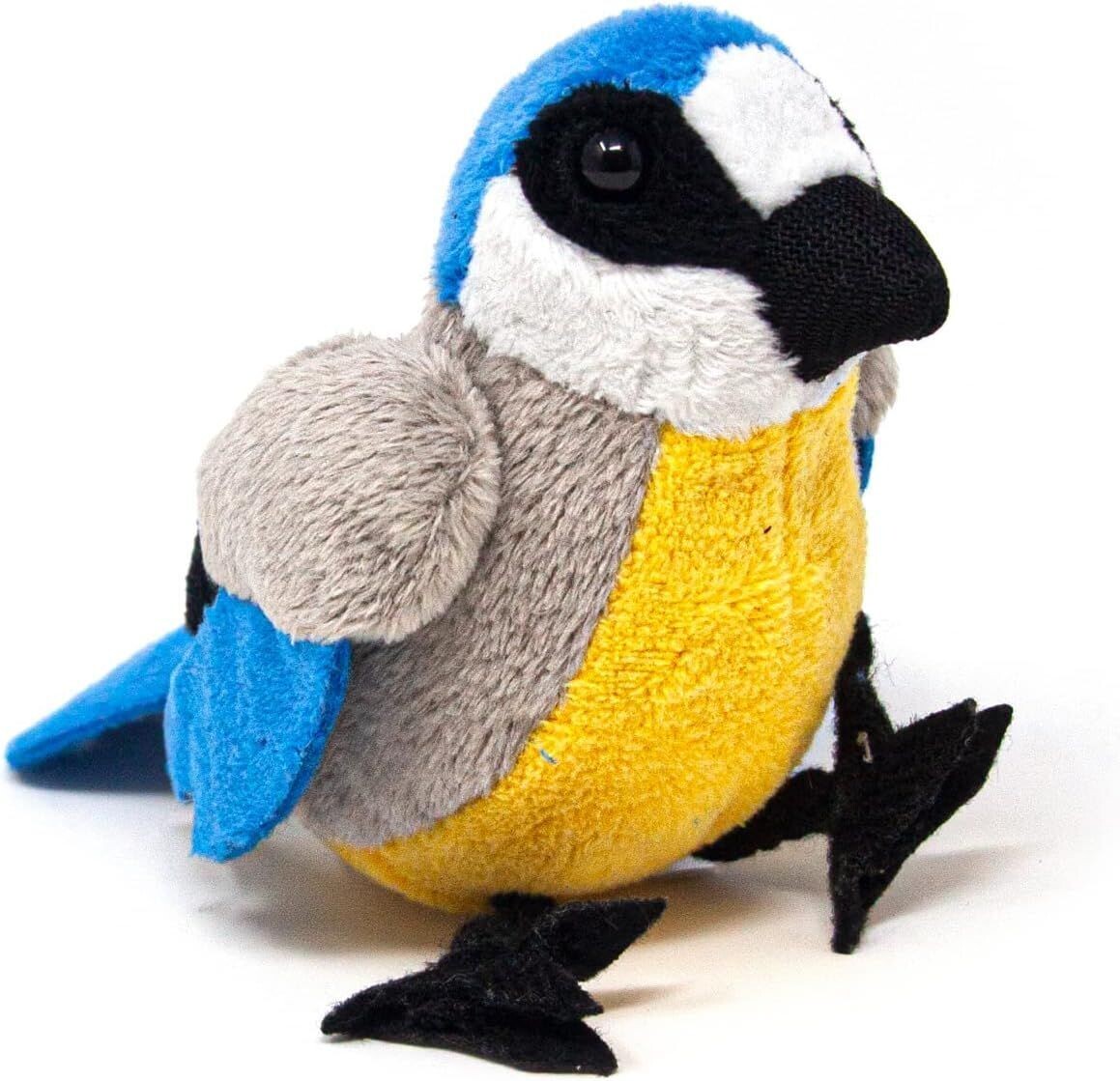 Cornelißen Stofftier Blaumeise 12 cm, Kuscheltier Plüschtier Vogel Gartenvogel - naTierliche Geschenke Bauernhof , - Plüsch