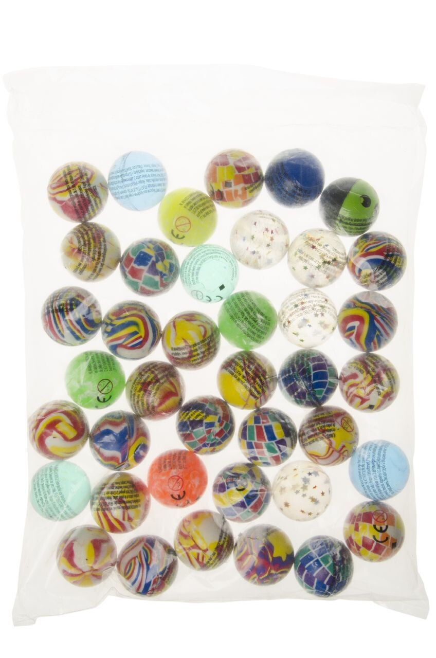 FLUMMI MIX ca. 4,3 cm - Hüpfbälle Partyartikel-  Flummis als Mitgebsel zum Party -  Dopsball Gummiball Hüpfball Springball . , LG Design