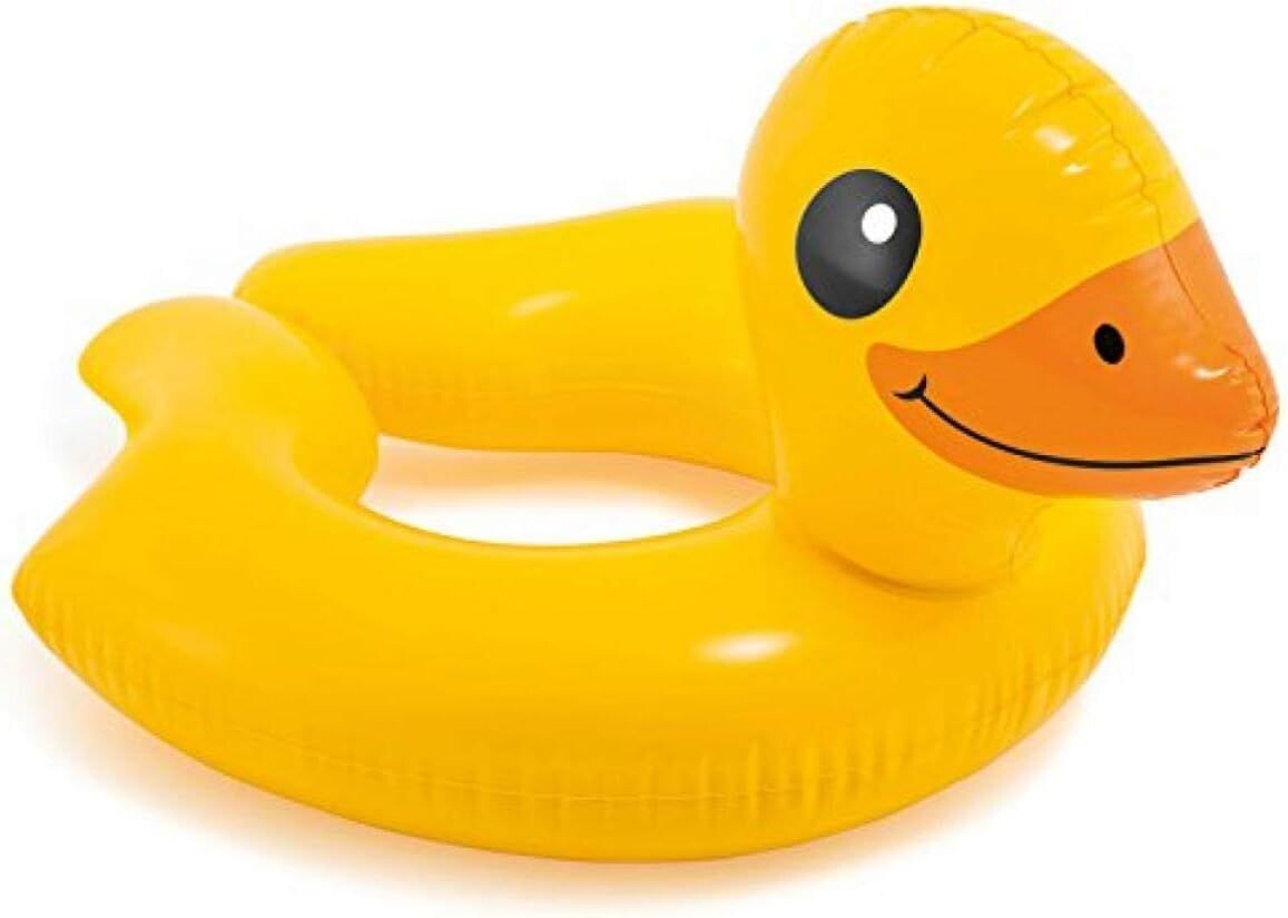 Wasserspielring mit Tierkopf Ente - Wasserspielring "Animal Split Ring"- Aufblasbarer