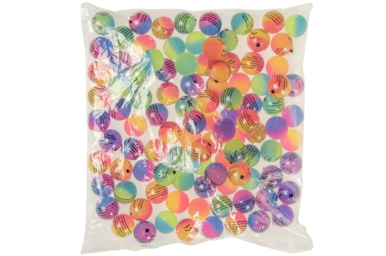 Flummis ca. 2,5 cm- Dopsball Gummiball Hüpfball Springball - Mitgebsel Neon Bunt Frosted Flummi, , LG Design
