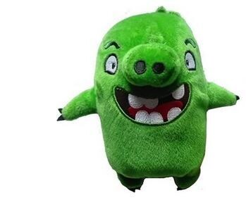 Angry Birds Pig - Schwein Kuscheltier Stofftier Teddy Plüschfigur Plüsch Puppe 17cm, Figur:Leonard