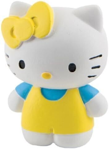 Hello Kitty , Mimmy Spiel Figur ca. 5,0 cm -Bullyland Sammelfigur, 1 Stück Geburtstag Torte Dekoration, Tischdeko