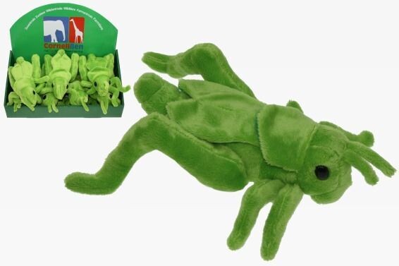 Grashüpfer - Heuschrecke  Plüsch  naTierliche Geschenke , Kuscheltier , Plüschtier - Stofftier -1 Stück