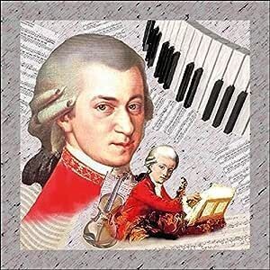 Servietten Musiker Mozart ca 33x33cm 3-lagig, Musik serviette Lunch Party als Tischdeko - Decoupage - Serviettentechnik, Ambiente
