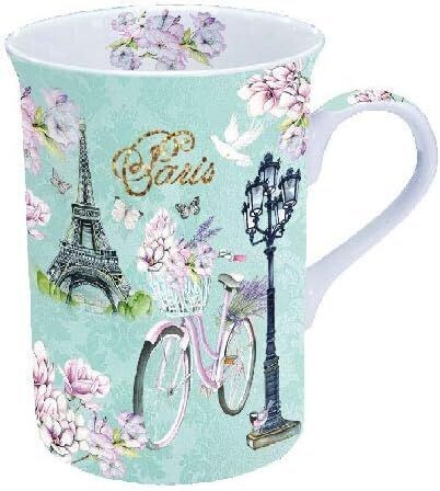 Ambiente Porzellan Becher Paris ca. 250ml Länder - Städte - Mug - Tasse - Tee / Kaffee