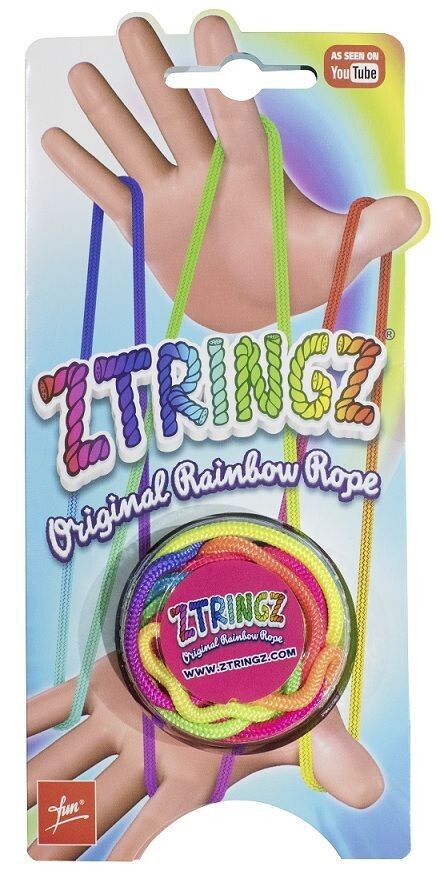 Ztringz, Fingerspielzeug,Schnurspiel ,Fadenspiel,Seilpuzzle,Knoten, Basteln, Motorikspielzeug