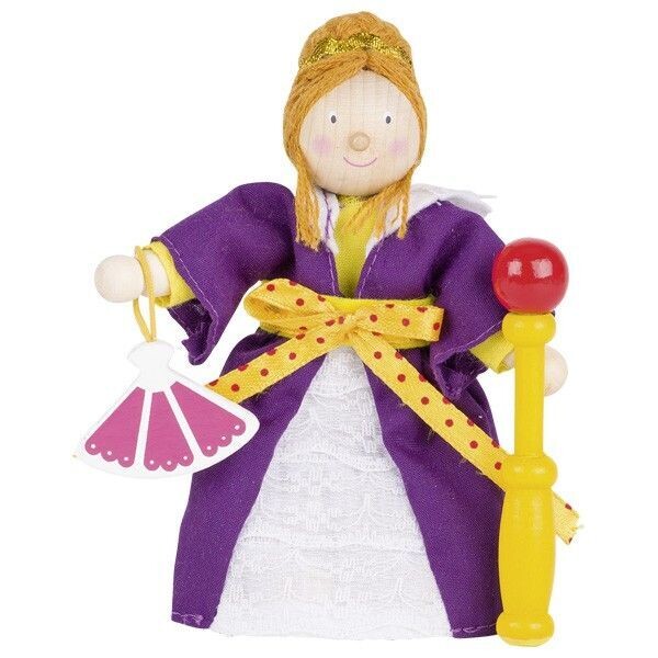 goki 51623 Biegepuppe Königin, 1 Stück