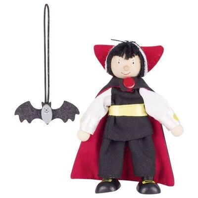 goki 51599 Biegepuppe Vampir uas Holz, Größe: ca. 9cm, 1 Stück goki 51599 Biegepuppe Vampir uas Holz, Größe: ca. 9cm, 1 Stück