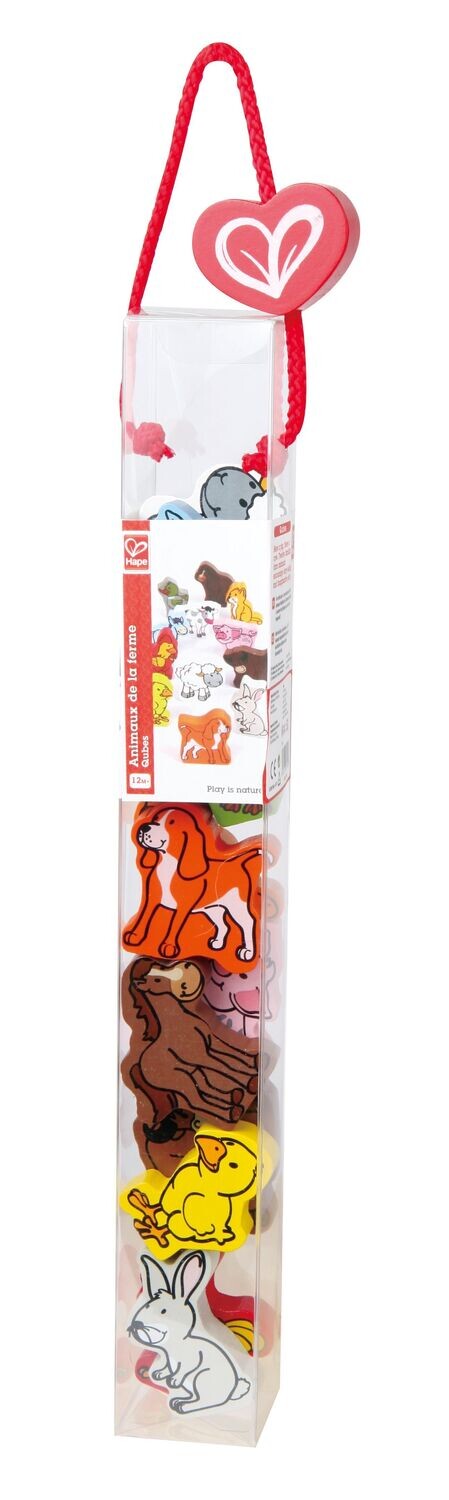 Hape E0901 - Bauernhoftiere, Holzspielzeug ,aus Holz 1-stück