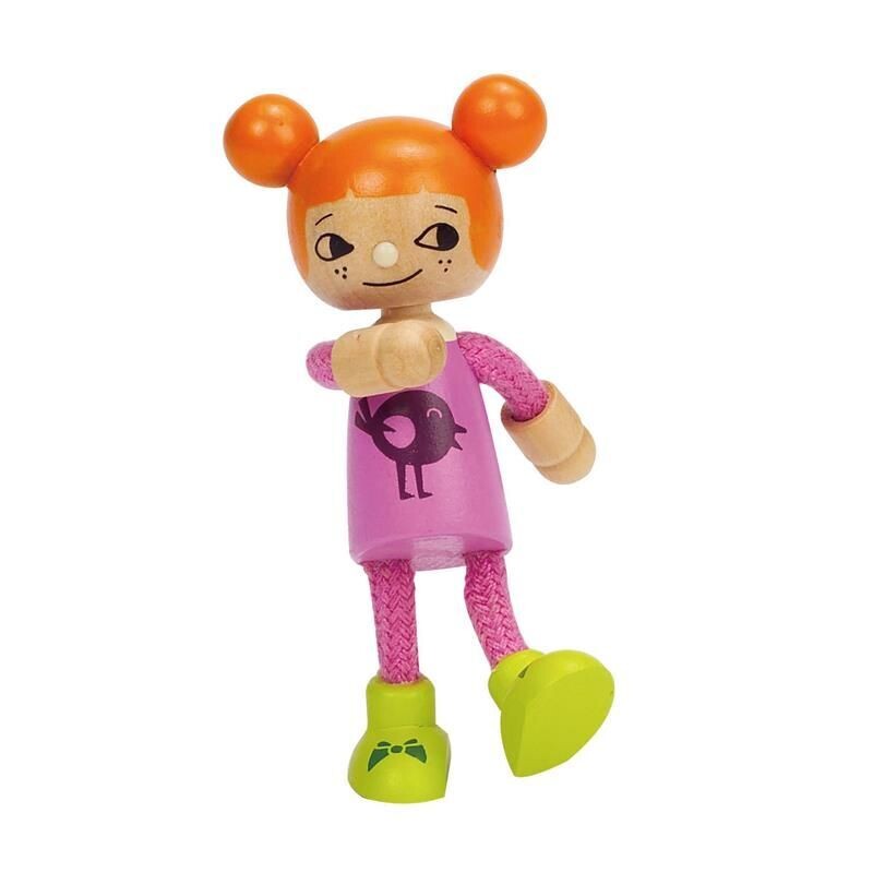 Hape Happy Family Biegepuppe Mädchen, E3509, 1-stück