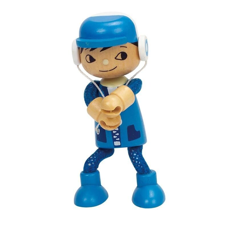 Hape Happy Family Biegepuppe Sohn, E3508, 1-Stück