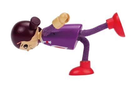 Hape Happy Family Biegepuppe Tochter, E3507, 1-stück