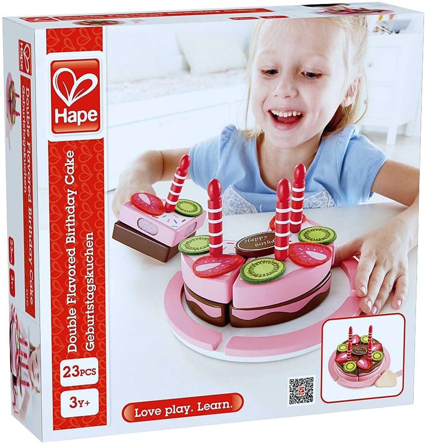 Hape Palyfully Delicious Geburtstagskuchen, E3140 - 23-teilig