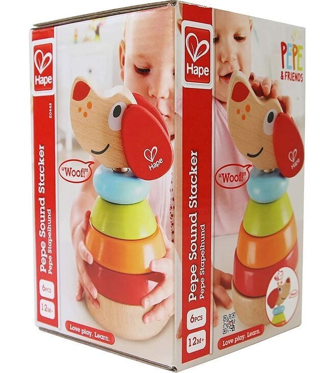 Hape Stapelspiel Hündchen Pepe E0448, 1 Stück