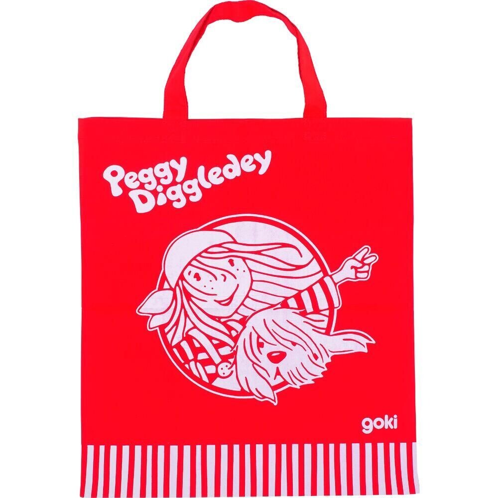 Baumwollbeutel 3er Set,  Aufbewahrung Tasche, Einkauftasche  im Peggy Diggledey-Design als Mitgebsel geeignet